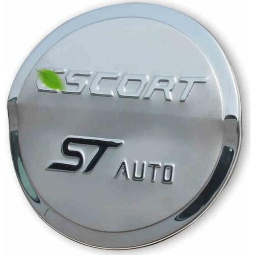 Car sticker Stainless steel fuel tank cover for FORD ESCORT 2015,Free shipping car-styling oil cap protect decorat trim stickers