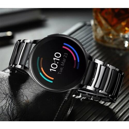 22mm 20mm Bracelet For Huawei Watch 3 GT 2 Ceramics Strap For Samsung Galaxy Watch 3 41mm 45mm Active 2 40mm 44mm Band Galaxy 46