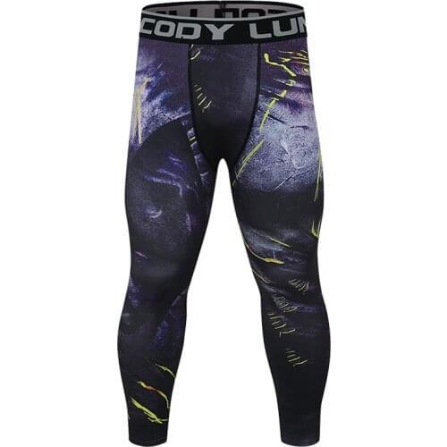 Cody Lundin Men Compression Tight Leggings bjj gi Sports Male Gym Fitness Jogging Pants Quick Dry Trousers Workout