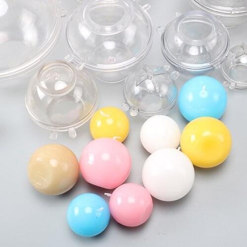 Spherical shape DIY handmade candle mold multi size diameter 3 4 5 6cm candle form diy moulds for home decoration lz36