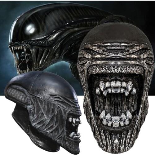 Alien Predator Latex Masks Cosplay Adult Helmet Mask Halloween Costume Prop
