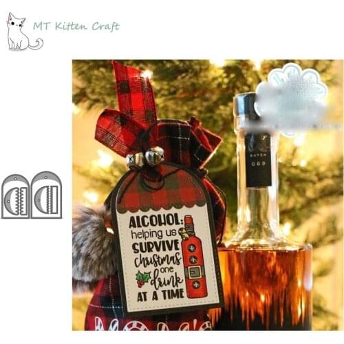 MT Metal Cutting Dies Christmas umbrella label Scrapbooking Photo Album Decorative Embossing Stencil Paper Cards Crafts Die Cuts