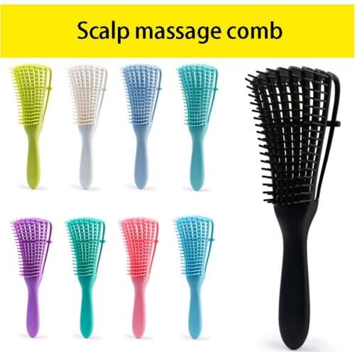 Multifunctional Hair Style Fluffy Massage Comb Detangling Hair Brush Scalp Massage Hair Comb Curly Hair Brush Women Men Salon