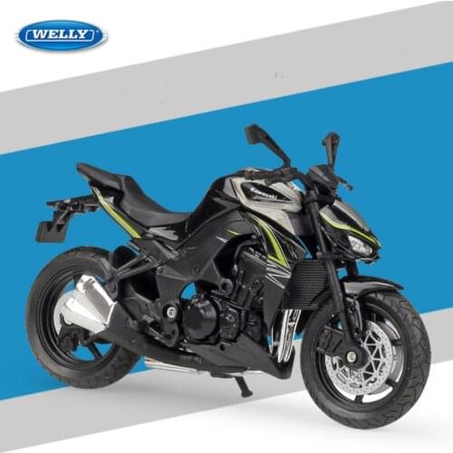 Welly 1:18 Kawasaki Z1000R MV Agusta F4s ZUZKI GSX-R750 HONDA Alloy Diecast Motorcycle Model For Boy Gifts Toy