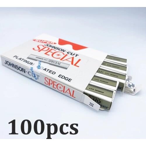 New 100pcs Permanent Makeup Eyebrow Trimmer Microblading Blades Maquiagem Special Razor Stainless Steel Scraping Eyebrow Blade