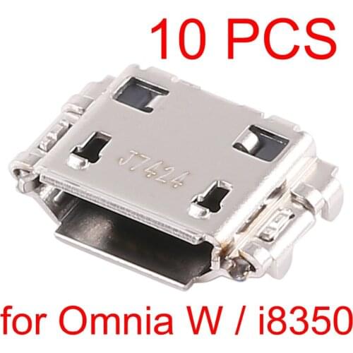 New for Omnia W / i8350 10 PCS Charging Port Connector repair parts