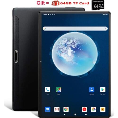 LNMBBS M10 4G Tablet Android 9.0 Netbook Phablet Tablets 10 inch 1280 x 800 SC9863A Octa Core 4GB RAM 64GB ROM GPS Dual Camera