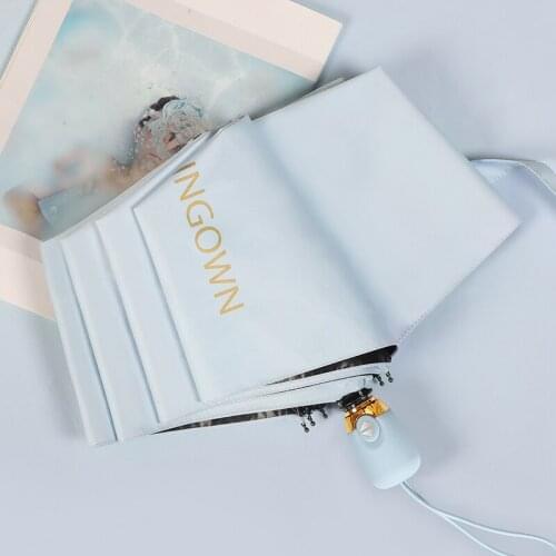 Fully Automatic Sunshade Umbrella, Sunny Umbrella, Female Sunscreen, Anti-ultraviolet, Portable, Three-fold Compact Sun Umbrella