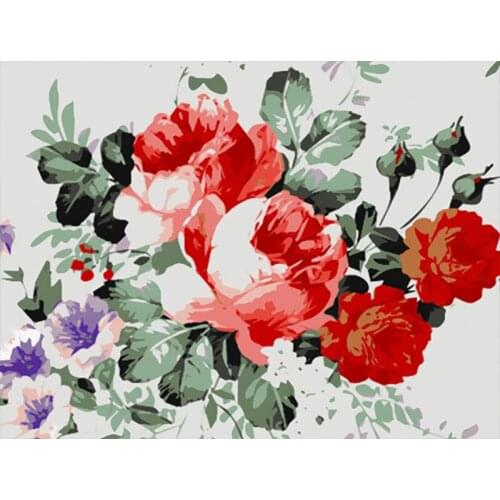 Frame DIY Painting By Numbers Kits Sunflowers Abstract Modern Home Wall Art Picture Flowers Paint By Numbers