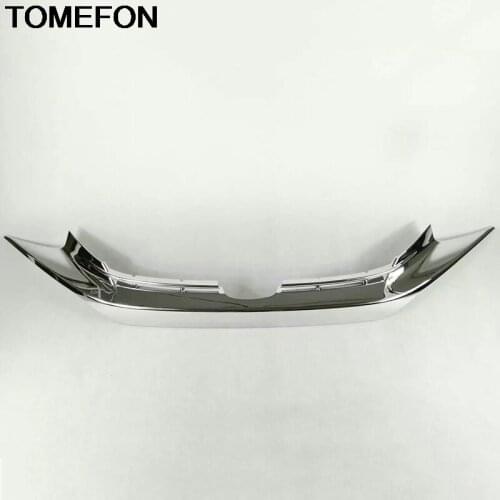 TOMEFON For Honda Civic 10th 2016 2017 2018 Car Front Grille Bumper Hood Grill Grilles Cover Trim Exterior Accessories ABS