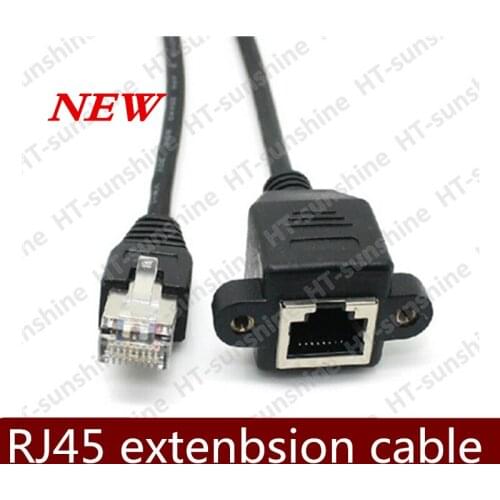 1PCS/LOT Free Shipping Cable extension line of RJ45 male to female extension line 30cm