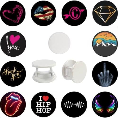 Universal Musiclal попсокет Expanding Stand Finger Ring Grip Phone Holder Anti-fall Stand Pocket Socket For All Mobile Phones