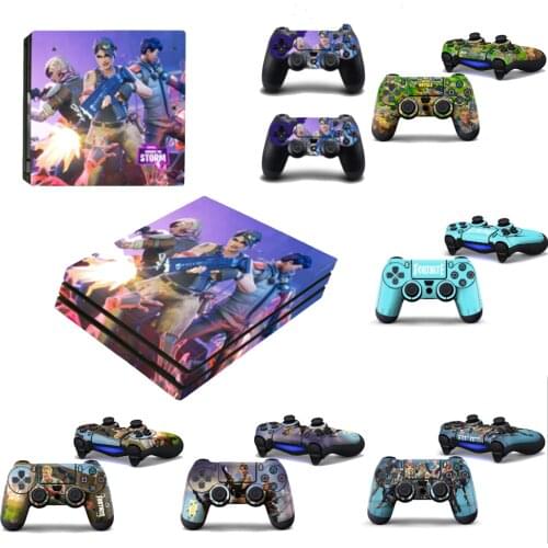 Fortnite PS4 Pro Skin Sticker Anime Stickers Fortnight Game Vinyl for Sony PS4 Controller Protective Cover Play Toys Console