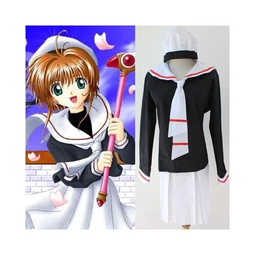 Anime costume clothing cardcaptor sakura cosplay costume carnival performance sakura for women girl cartoon costume 28