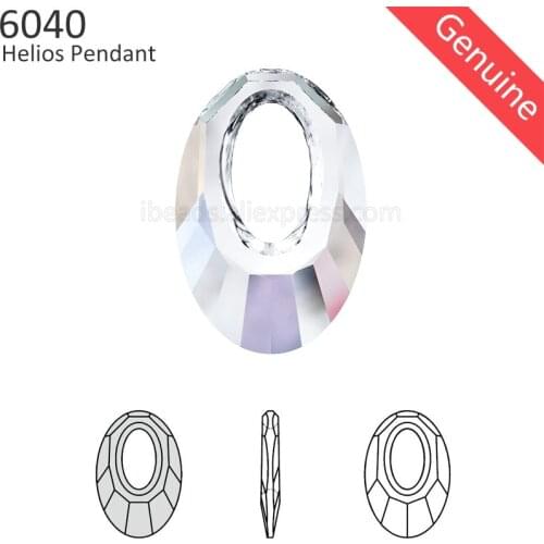 1 piece) 100% Original Crystal from Swarovski 6040 Helios pendant made in Austria beads rhinestone DIY pendant jewelry making