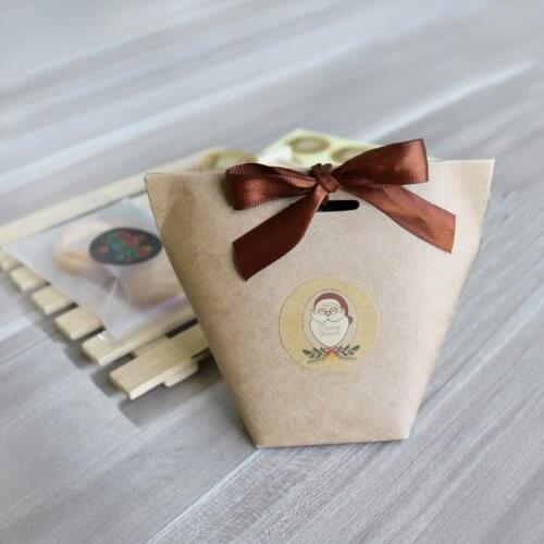 1200PCS/lot Santa Claus with merry Christmas cute Stickers Package Gift decoration Stationery