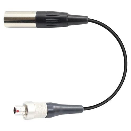 HIXMAN CA616 Convert Adapter For Shure TA4F To Sennheiser Shure Audio Limited WisyCom 3-Pin Lemo Wireless Bodypack Transmitter