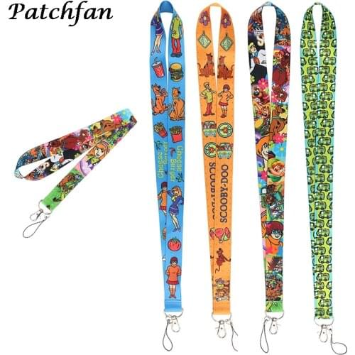 AD030 Patchfan Cartoon Key ID Phone USB Badge Holders Phone Neck Straps webbing Kids Lanyard Gift
