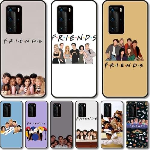 Humor TV Phone Case For Huawei P 40 30 20 10 9 8 Lite E Pro Plus black cell shell