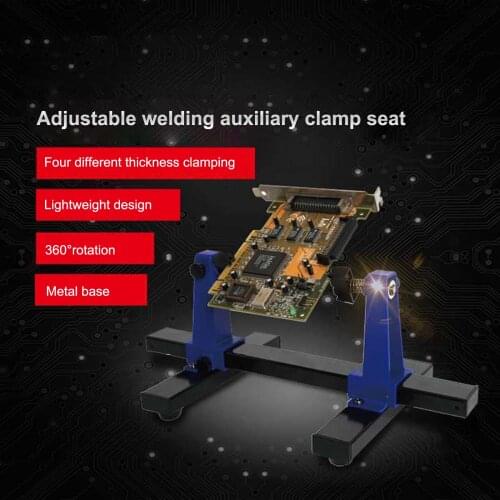 Circuit Board Welding Holder Repair Fixture 360° Rotating Welding Auxiliary Clamp PCB/Circuit Board Soldering/Repair Tools