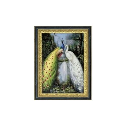 Factory Shop Cross Stitch Kit Forest Peacock Animal Free Shipping