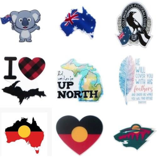 Flag Maps Resin flatback For Hair Bows Custom Planar Resin Designs Crafts Cabochon For DIY Phone Decorations