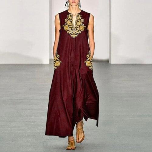 Huashang Solid Summer Dresses