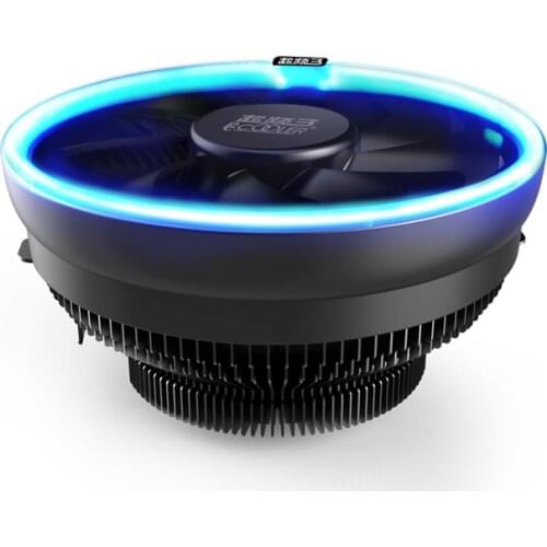 PCcooler 12cm LED Blue aperture cpu cooling fan PWM silent cpu cooler for AMD AM3 AM4 Intel 775 115X cpu cooling radiator quite