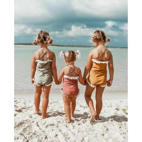 Fashion Toddler Kids Baby Girl Floral Swimwear Swimsuit Bathing Suit Beachwear