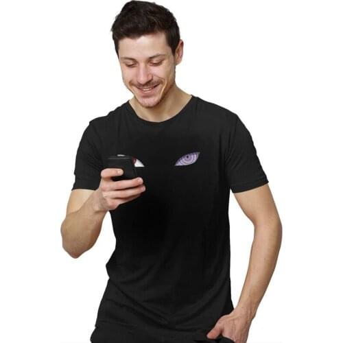 Mens Anime Manga T Shirts Short Sleeves Cotton Tshirt Cool T-shirt Printed Simwill Tee Slim Fit Clothing