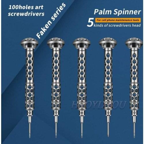 5PCS Faken series screwdriver 100 holes technology 100 holes art imported mobile phone repair screwdriver