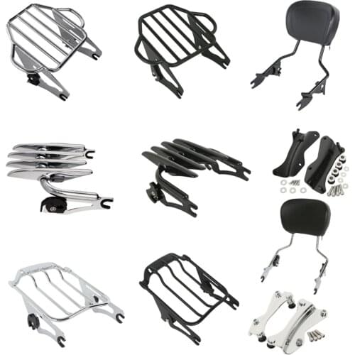 Motorcycle Detachable Sissy Bar Luggage Rack Docking Kit For Harley Touring Road King Road Glide Street Glide 2014-2021 2020