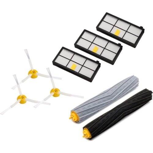 Bristle Flexible Beater Armed Brush Aero Vac Filter side Brush For iRobot Roomba 800 Series&900 Series 860 870 880 980