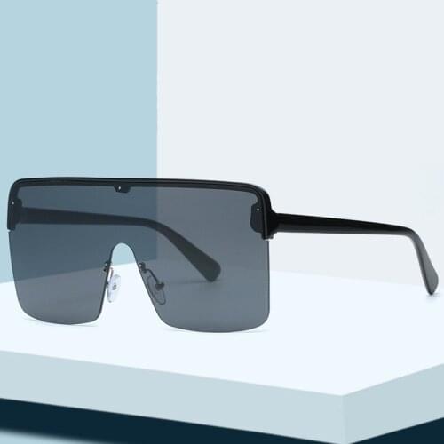 Sunglasses Women and Men 2021 Luxury Vintage Brand Design Big Frame UV400 All-match Street Style Trendy Sunglasses Oculos De Sol