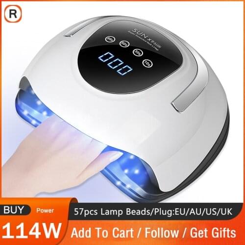 SUN X9 MAX UV LED Lamp Acrylic Nail Gel Dryer Lamp For All Gels With Smart Sensor Professional Manicure Machine Nail Epuipment