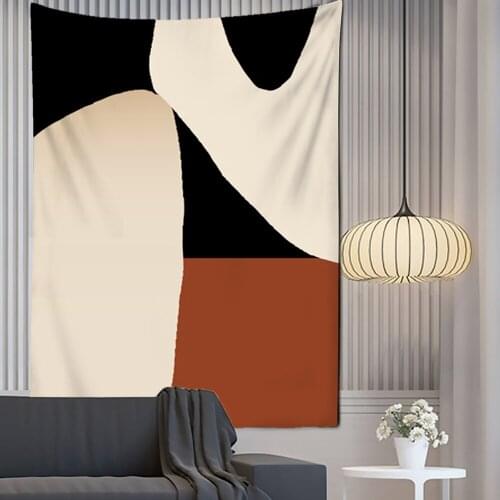 Sunset Waves Japanese Tapestry Wall Hanging Boho Decor Sun Mountain Nature Landscape Hippie Dog Dorm Mandala Wall Carpet Blanket