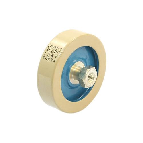 Spare Parts 300pF 12KV 60KVA HV High Voltage Ceramic Capacitor CCG81