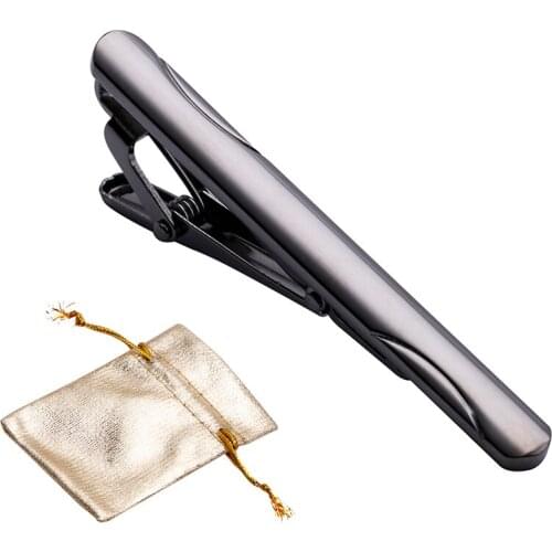 TOPSTORE 1pcs Stainless Steel Pattern Exquisite Classic Tie Bar Clip, 2.3 Inches