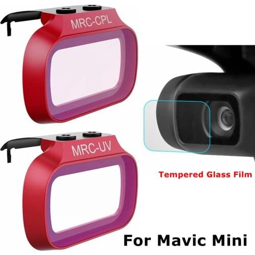 DJI Mavic Mini UV CPL Filter Professional + Camera Lens Tempered Glass Film HD Protective Film Lens Protector Drone Accessories