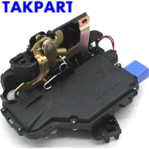 TAKPART FOR VOLKSWAGEN POLO 9N FRONT LEFT CENTRAL DOOR LOCK 03-13 8 PIN 3B1837015AM, 3B1837015AQ, 3B1837015N