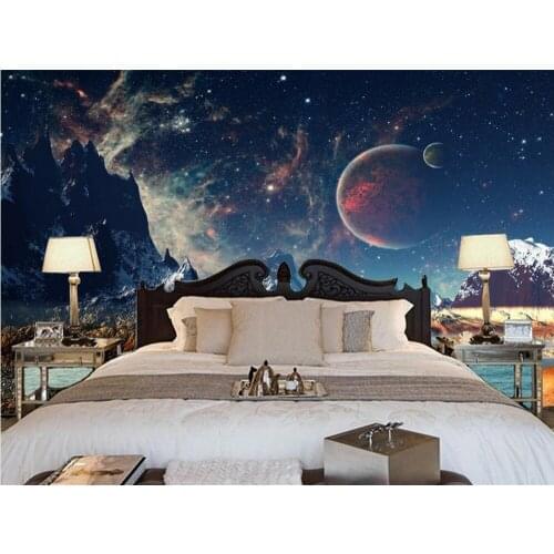 Custom Home Decor Background Wallpapers for wall Photo Creative Wall Mural Beautiful Luxury 3D Wallpaper star planet