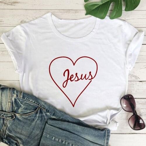 Heart Cartoons Printing Womens T-shirt T-shirts Summer Basic Short Sleeve Tops Ladies Harajuku Graphic Simple T Shirt Top Women