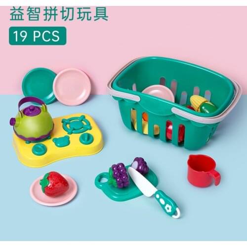 Cut Fruit Toy Plastic Food Toys Cut Up Fruit Pretend Play Set Fruit Cut Toy Toddler Cut Vegetables Toy Kids Kitchen Game Gift