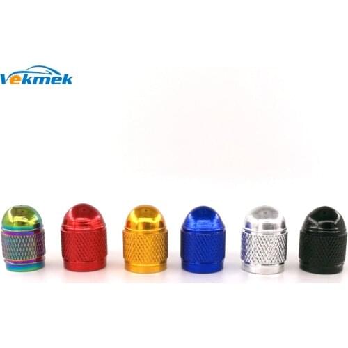 4pcs Bullet Tire Valve Caps for Car Bike Motorcycle Aluminum Alloy Valve Stem Covers for US Valve Car-styling Parts Accessories