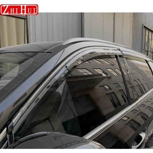 Car Exterior Visor Vent Shades Window Visor Sun Rain Guard Deflector For GWM Haval Hover F7 F7X 2019 2020 2021 Accessories