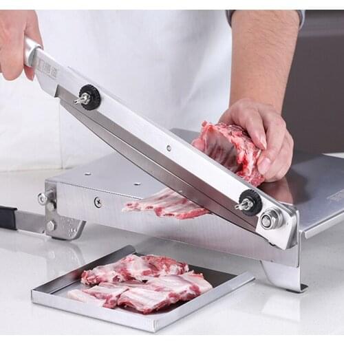 Meat Cutter Slicer Multi-function Knife Bone Cutting Machine Chicken and Fish Meat Sawing Machine Stainless Steel Household