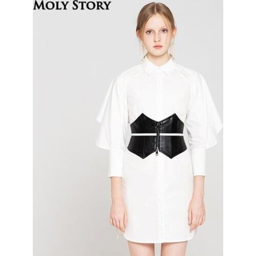 Модные платья-рубашки Moly Story China At AliExpress