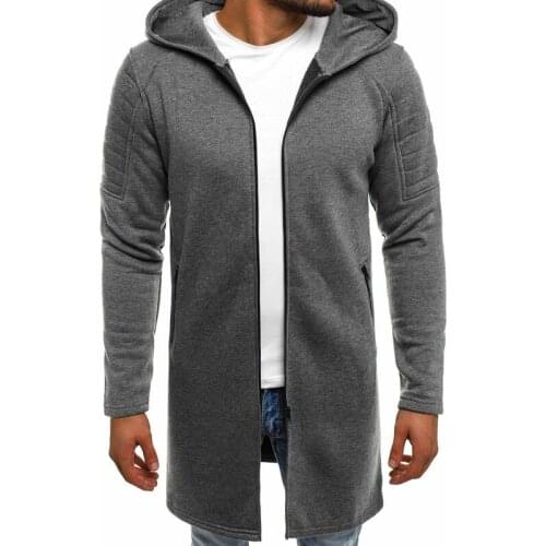 QNPQYX 2020 Men streetwear Hooded Sweatshirts solid Mantle Hoodies Fashion Jacket long Sleeves Cloak Mans Coats Outwear jackets