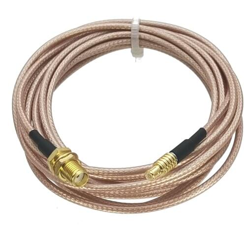 RG316 SMA Female Jack Bulkhead Nut to MCX Male Plug Straight RF Jumper pigtail Cable 4inch~20M