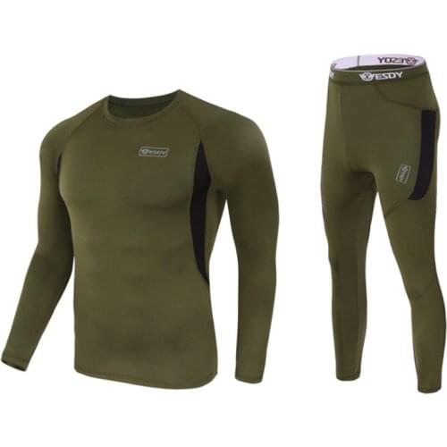 Men Cycling Base Layers Quick Dry Cycling Clothing Thermal Underwear Set Men For Riding/Climbing/Cycling/Skiing/Hiking